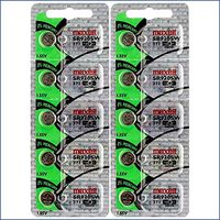 10 Maxell 371 SR920SW AG6 D371 LR920 Batteries, New hologram packaging that guarantees authenticity