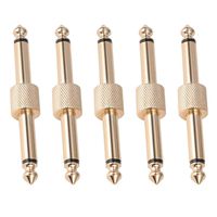 QOOKR 1/4" Pedal Coupler Guitar Effects Pedal to Pedal Connector (5 Pack)