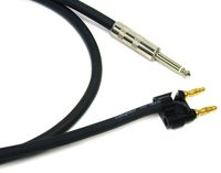 Conquest Sound CS114B 10-Feet Neutrik 1/4-Inch to Double Banana Plug 14 Gauge Speaker Cable