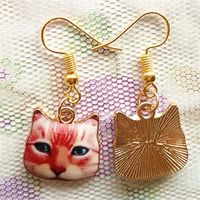 1 pair Women Ornament Fashion Accessories Charm Jewelry cat Earring Best Accessory Jewerly Design Womens Cheap Bright Designer Pendant Pretty Bangle Charms