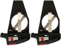 KeylessOption Replacement Keyless Entry Remote Car Key Fob Smart Shell Case Battery Clip (Pack of 2)