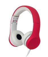 Snug Play+ Kids Headphones Volume Limiting and Audio Sharing Port (Red)