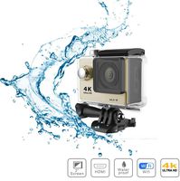 i-TecoSky WiFi Ultra HD 4K Sports Action Camera Cam Camcorder DVR DV Video 170D Wide Angle 2.0 LCD 30M Waterproof Outdoor Mini Helmet Action Video Camera Diving Recorder (gold)