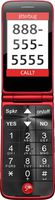 Jitterbug Flip Easy-to-use Cell Phone for Seniors (Red) by GreatCall