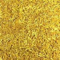 Worlds Crinkle Cut Paper Shred for Packing Filler Gift Wrap Basket Filler Colored Crinkle Paper 8OZ Yellow