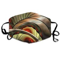 Fractal Art Mandalas Dust Mask,Washable and Reusable Cleaning Gardening Outdoor Activities Warm Windproof Mask