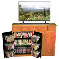 Venture Horizon Media Cabinet with Drawers- Oak