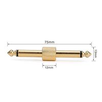 Donner Pedal Coupler 1/4 Inch for Guitar Effect Pedal Connector 4 Pack