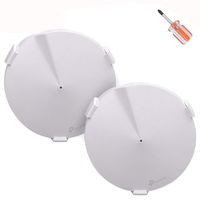 TP-Link Deco M5 Wall Mount,BECEMURU Wall Mount and Ceiling Mount Bracket with Screwdriver for TP-Link Deco M5 Home Mesh WiFi System,Simple Design Easy Installation (2 Pack)