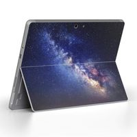 igsticker Ultra Thin Premium Protective Back Stickers Skins Universal Tablet Decal Cover for Microsoft Surface Go (2018) 014939 Star　Night Sky　Aurora　Rainbow Colors　View　Natural