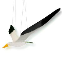 CinMin Wood Handmade Hanging Seagull Mobile and Decoration