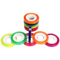 Xujia Removable Highlighter Tape, 1 Roll of Each of 6 Standard Colors, 1/2-Inch Wide x 720-Inch Long