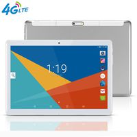 10 Tablet | 10.1" Inch Tablets PC Android 7.0,HD,4G LTE, 3G, WiFi, GPS, GSM, Octa Core, 64GB, 4GB, Dual Sim Card, 1920X1200 IPS, Silver