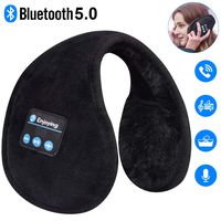 Bluetooth Earmuffs Headphones Ear Warmers, EverPlus Unisex Foldable Ear Warmers Bluetooth 5.0 Wireless Music Ear Muffs Headsets with Microphone for Winter Outdoor Men Women & Kids