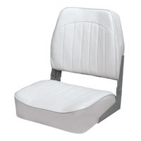 Wise 8WD734PLS-710 Low Back Boat Seat, White