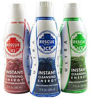 10 Pack - Rescue Detox 17 Fl Oz ICE RED Cranberry Flavor with Free Im Baked Bro and Doob Tubes Sticker