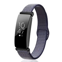 VEAQEE Bands Compatible with Inspire HR and Inspire Bands and Ace 2 Woven Soft Nylon Sport Breathable Watch Strap Quick Release Replacement Wristband Accessories for Women Man (Midnight Blue)