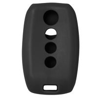 Silicone Cover Protective Case for Select Kia Vehicles with Push-Button Ignition That Use Prox Smart Keys SY5XMFNA433, SY5XMFNA04 (1 Pack) - Black