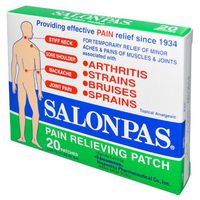 SALONPAS SALONPAS PAIN REL PATCH, 20 CT
