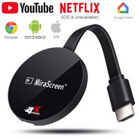 4K WiFi Display Dongle TV cast Wireless HDMI Adapter 4K&1080P TV Receiver Adapter Streaming Media Player Airplay Dongle Mirroring Screen from Phone to Big Screen Support Ezmira Miracast Airplay DLNA T