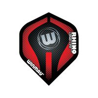 Winmau Rhino Long Life Standard Extra Thick Dart Flights (3 Sets of 3-9 Flights) (Red Sniper (157))
