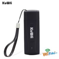 KuWFi Unlocked Pocket 4G LTE USB Modem Router mobile WiFi Router Network Hotspot 3G 4G WiFi Modem Router with SIM Card Slot Support LTE B1/B3/B5 WiFi for Car outdoor Not applicable T-Mobile EU Version