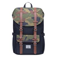 Laptop Outdoor Backpack, Travel Hiking& Camping Rucksack Pack, Casual Large College School Daypack, Shoulder Book Bags Back Fits 15" Laptop & Tablets by Kaukko (5-10camouflage)