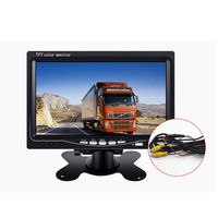7 Inch Monitor TFT LCD Screen Audio Video Input for Image Digital Screen Reversing Priority Convenient