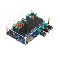 UCTRONICS Bluetooth 2.1 Channel Wireless Audio Amplifier Board, 50W+50W+100W High Power Subwoofer Stereo Amp Module with Acrylic Case, DIY Car Audio Speaker Home Sound System