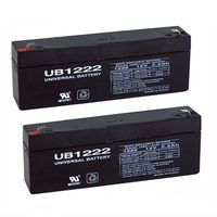 Universal Power Group UB1222 12V 2.2Ah F1 SLA Battery Replaces PE12V2.2Ah (Non-OEM) - 2 Pack