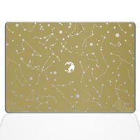 The Decal Guru Constellations Decal Vinyl Sticker, 12" MacBook, Gold (1384-MAC-12M-G)