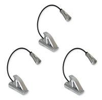 Carson FlexNeck Ultra Bright, Fully Adjustable LED Reading Lights for Books, Magazines, E-Readers, Tablets, Kindles, Nooks, Crafts and Hobbies - Set of 3 (FL-55MU)