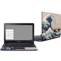 MightySkins Skin for Samsung Chromebook 3 11.6" - Great Wave of Kanagawa | Protective, Durable, and Unique Vinyl Decal wrap Cover | Easy to Apply, Remove, and Change Styles | Made in The USA