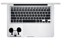 Trackpad Mickey Mouse Peeking Apple Macbook Decal Vinyl Sticker Apple Mac Air Pro Retina Laptop keyboard sticker