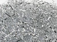 Crinkle Cut Gift Shred Filler - 10 LB - Metallic Silver
