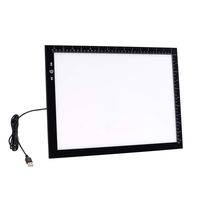 HSK B4 Light Pad Light Box 40 and 30 Centimeter Ultra Thin 5 Millimeter With 10 Watt Led light