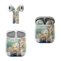 Skin Decals for Apple AirPods - Fiona Unicorn - Sticker Wrap Fits 1st and 2nd Generation