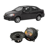 Compatible with Chevy Aveo Sedan 2007-2008 Front Door Factory Replacement HA-R5 Speakers New