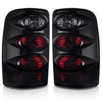 Taillights Tail Lamps For Chevy Suburban Tahoe 2000-2006 GMC Yukon SLT (XL) 2000-2006 ATTL0207 (Black Smoke Replacement Assembly Does Not Fit Barn Door Models - ONLY FITS LIFT GATE MODELS)