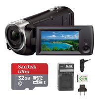 Sony HDRCX440 Handycam HD Camcorder w/ 32GB Micro SD Card & Battery/Charger