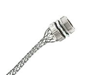 Leviton L7501 1/2-Inch, Straight, Male, Steel Body, Wide-Range Strain-Relief.220.320 Cord Range