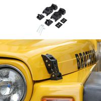 JeCar Hood Latches, Aluminum Hood Catch Latch Set for Jeep Wrangler TJ 1997-2006, Eliminates Hood Flutter