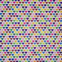 240ea - 20 X 30 All Hearts Tissue Paper Christmas