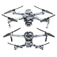MightySkins Skin Compatible with DJI Mavic 2 Pro or Zoom - Gray Camouflage | Protective, Durable, and Unique Vinyl Decal wrap Cover | Easy to Apply, Remove, and Change Styles | Made in The USA