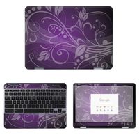decalrus - Protective Decal Floral Skin Sticker for Samsung Chromebook Plus XE521 XE521QAB XE525QBB (12.2" Screen) case Cover wrap SAchrmbk12_XE521-97