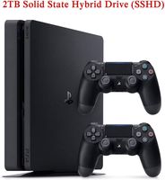 NexiGo 2020 Newest Playstation 4 PS4 Console Holiday PS4 Bundle Upgraded 2TB SSHD with Two Dualshock 4 Wireless Controller