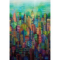 Hoffman Fabrics Digital Prints Skylines City Multi Fabric By The Yard
