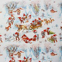 ScandinavianShoppe Christmas Wrapping Paper - Vniterlandskap