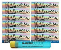 Zig Zag Ultra Thin 1 1/4 Rolling Papers (12 Packs) with Hippie Butler KewlTube