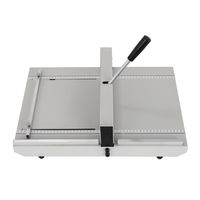 VEVOR Manual Creasing Machine 13.8inch 350mm Paper Scoring Machine Creasing Machine with Magnetic Backstop A4